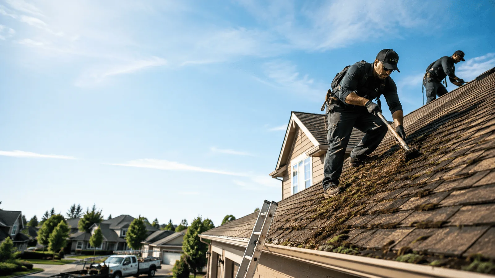 Roof Moss Removal in Mabel, MN near me